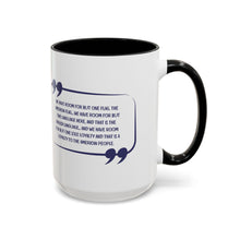 Load image into Gallery viewer, Teddy Roosevelt Black Accent Mug
