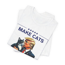 Load image into Gallery viewer, Make Cats Safe Again Premium Unisex T-Shirt
