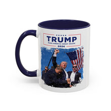 Load image into Gallery viewer, Trump Assassination Attempt Accent Coffee Mug
