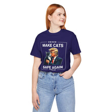 Load image into Gallery viewer, Make Cats Safe Again Premium Unisex T-Shirt
