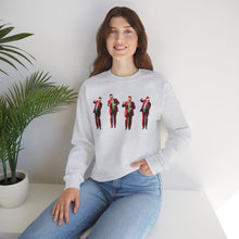 Load image into Gallery viewer, Trump Dancing Santa Unisex Crewneck Sweatshirt
