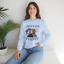 Load image into Gallery viewer, Justice for Peanut Unisex Crewneck Sweatshirt
