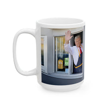 Load image into Gallery viewer, TruMp McDonald&#39;s White Ceramic Mug
