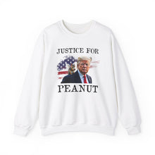 Load image into Gallery viewer, Justice for Peanut Unisex Crewneck Sweatshirt
