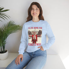 Load image into Gallery viewer, I&#39;ll Be Home for Christmas Unisex Crewneck Sweatshirt
