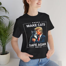 Load image into Gallery viewer, Make Cats Safe Again Premium Unisex T-Shirt
