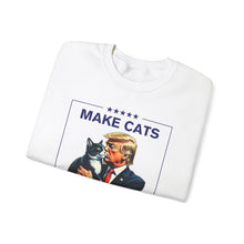 Load image into Gallery viewer, Make Cats Safe Again Unisex Crewneck Sweatshirt
