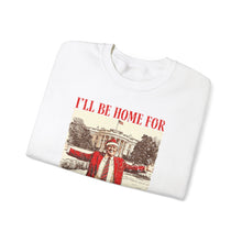 Load image into Gallery viewer, I&#39;ll Be Home for Christmas Unisex Crewneck Sweatshirt
