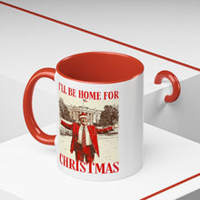 Load image into Gallery viewer, I&#39;ll Be Home for Christmas Accent Coffee Mug
