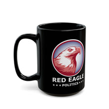 Load image into Gallery viewer, Red Eagle Politics Black Mug
