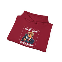 Load image into Gallery viewer, Make Cats Safe Again Unisex Hoodie
