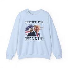 Load image into Gallery viewer, Justice for Peanut Unisex Crewneck Sweatshirt
