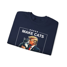 Load image into Gallery viewer, Make Cats Safe Again Unisex Crewneck Sweatshirt
