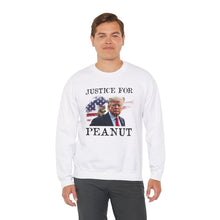 Load image into Gallery viewer, Justice for Peanut Unisex Crewneck Sweatshirt
