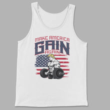 Load image into Gallery viewer, Make America Gain Again Premium Unisex Tank Top
