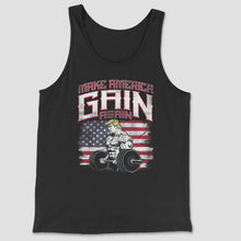 Load image into Gallery viewer, Make America Gain Again Premium Unisex Tank Top
