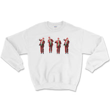 Load image into Gallery viewer, Trump Dancing Santa Unisex Crewneck Sweatshirt
