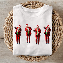 Load image into Gallery viewer, Trump Dancing Santa Unisex Crewneck Sweatshirt
