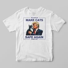 Load image into Gallery viewer, Make Cats Safe Again Premium Unisex T-Shirt
