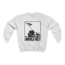 Load image into Gallery viewer, America First Unisex Crewneck Sweatshirt
