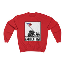 Load image into Gallery viewer, America First Unisex Crewneck Sweatshirt
